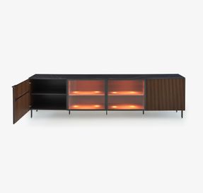 Ligne Roset Selvans Sideboard With Glass Door 4 Doors
