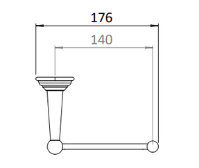 Crosswater Belgravia Toilet Roll Holder