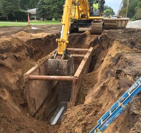 Contech Gravity Sewer Pipe with 200 psi Stiffness