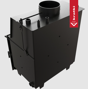 Kratki Water Heating Fireplace Kratki Zuzia 12 kW Ø 200
