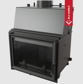 Kratki Water Heating Fireplace Kratki Zuzia 12 kW Ø 200