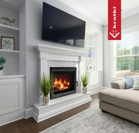 Kratki Water Heating Fireplace Kratki Zuzia 12 kW Ø 200