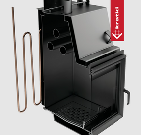 Kratki Water Heating Fireplace Kratki Zuzia 12 kW Ø 200