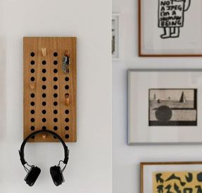 We Do Wood Scoreboard - Smoked Oak Hanger
