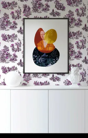 Mineheart Once Upon Our Time Wallpaper - White & Pink