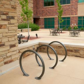 Anova Tandem Powder Coated Bike Rack, Surface Mount