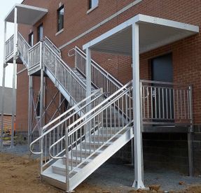Upside Innovations Prefabricated Metal Stair Towers