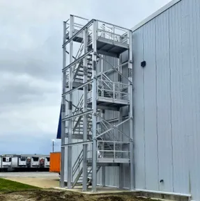 Upside Innovations Prefabricated Metal Stair Towers
