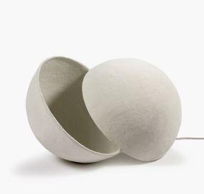 Serax Floor Lamp L White Paper Mache Earth