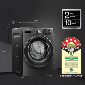 Whirlpool Xpert Care 9kg 5 Star Front Load Washing Machine