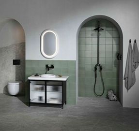 Vitra Liquid Thermostatic Shower Column With Magnetic Hand Shower