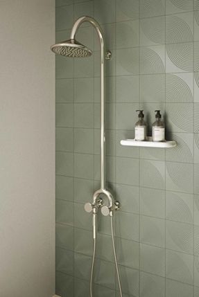 Vitra Liquid Thermostatic Shower Column With Magnetic Hand Shower