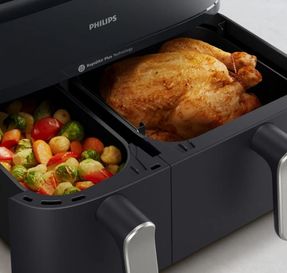 Philips 5000 Series Dual-basket Airfryer With Steam, 9.6 Qt