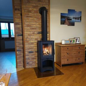Kratki Wood Burning Steel Stove Kratki K5 Ø 150 7 Kw