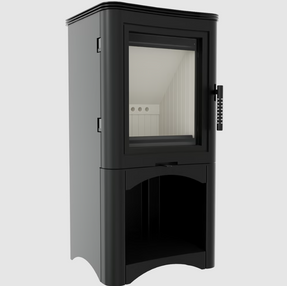 Kratki Wood Burning Steel Stove Kratki K5 Ø 150 7 Kw