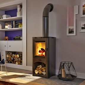 Kratki Wood Burning Steel Stove Kratki K5 Ø 150 7 Kw