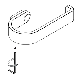 Crosswater Velo Toilet Roll Holder
