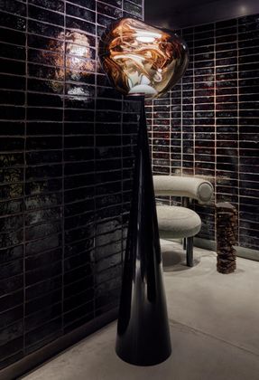 Tom Dixon Melt Opal Fat Cone Floor Light