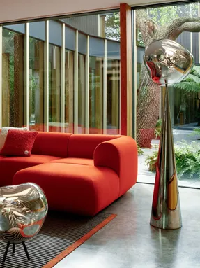 Tom Dixon Melt Opal Fat Cone Floor Light