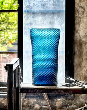 Venini Battuto A Nido D'ape Vase
