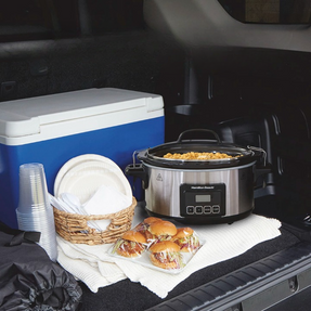 Hamilton Beach Programmable Stay Or Go® 6 Qt. Slow Cooker Stainless Steel