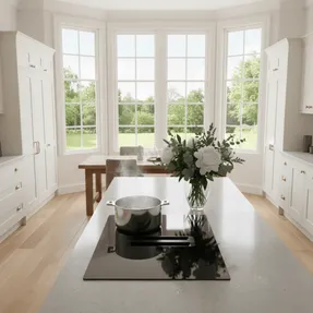 Luxair Arcus - 60cm Vented Induction Hob With Built In Extractor
