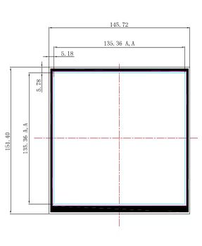 Jamiepro 7.5inch Android Square LCD Monitor Screen