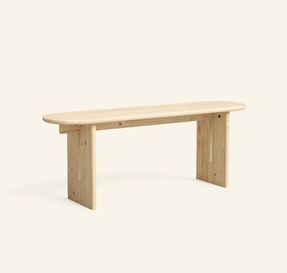 We Do Wood Numa Bench - Smoked Pine