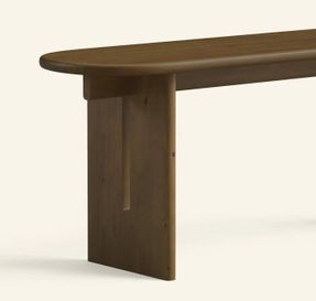 We Do Wood Numa Bench - Smoked Pine