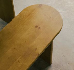 We Do Wood Numa Bench - Smoked Pine