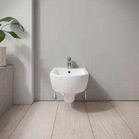 Duravit D-Code Wall-mounted Bidet