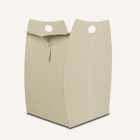 Limacdesign Laundry Basket In Leather Paul