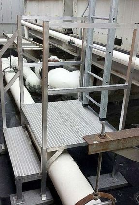 Upside Innovations HVAC Access Stairs