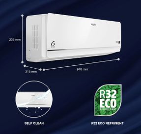Whirlpool 3dcool pro 1.5t 5 star inverter split air conditioner
