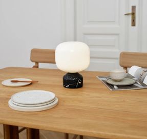 Gejst Meemo Portable Table Lamp White Marble