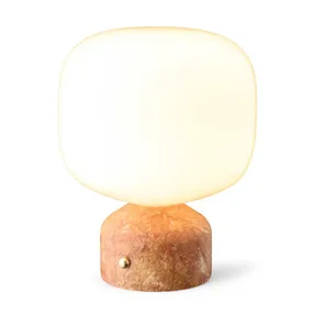 Gejst Meemo Portable Table Lamp White Marble
