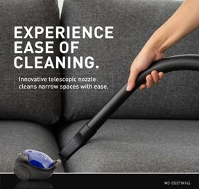 Panasonic Light And Powerful Vacuum Cleaner (Mc-cg371a145, Blue)