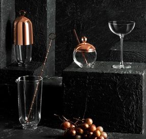 Nude Hepburn Shaker with Metal Top
