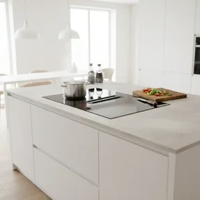 Luxair Arcus - 83cm Vented Induction Hob With Built In Extractor