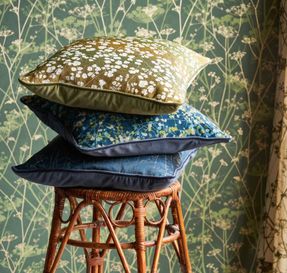 Clarissa Hulse Maidenhair Vine Velvet Cushion