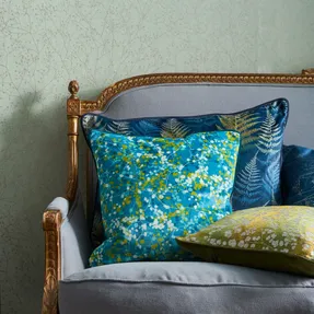 Clarissa Hulse Maidenhair Vine Velvet Cushion