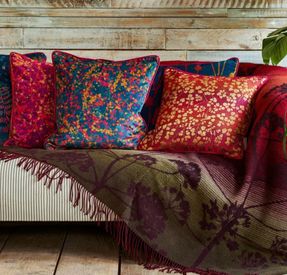 Clarissa Hulse Maidenhair Vine Velvet Cushion