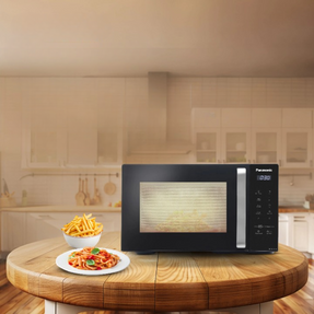 Panasonic 25L Solo Microwave Oven (NN-ST310QBFG, Black, 85 Auto Cook Menus)