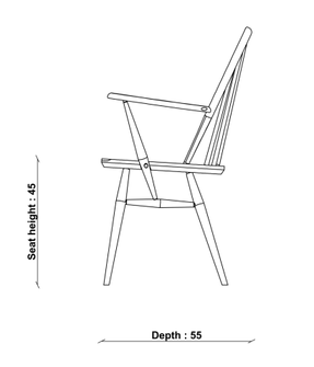 Ercol  Windsor Dining Armchair