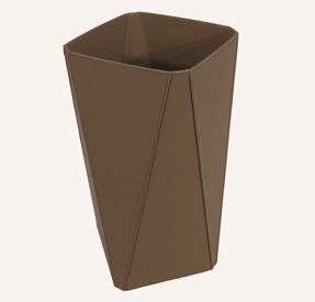 Limac Design Umbrella Stand In Leather Pauko