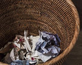 Flamant Togo, Paper Bin, Reed