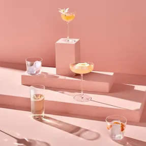Nude Glass Savage Set of 4 Water Glasses