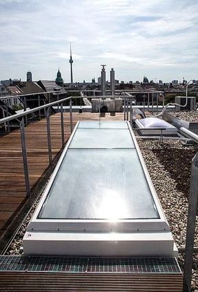 Lamilux Flat Roof Access Hatch Comfort Solo Roof Hatches