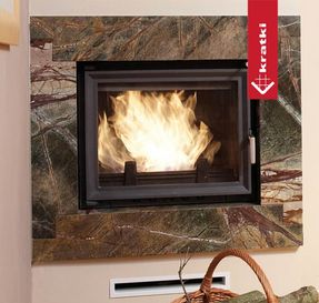 Kratki Water Heating Fireplace Kratki Maja 8 Kw Ø 180