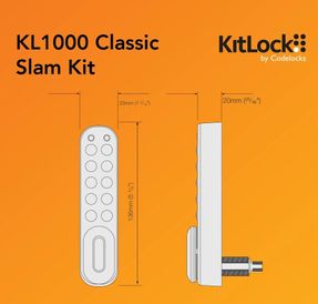 Codelocks Kitlockclassic Kl1000 Slamkit Door Lock